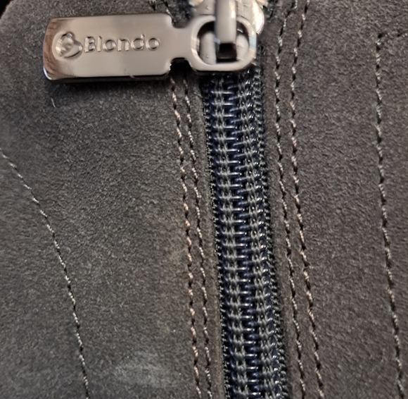 Blondo Chelsea Grey Suede Ankle Booties    Size 8.5 - Picture 8 of 13